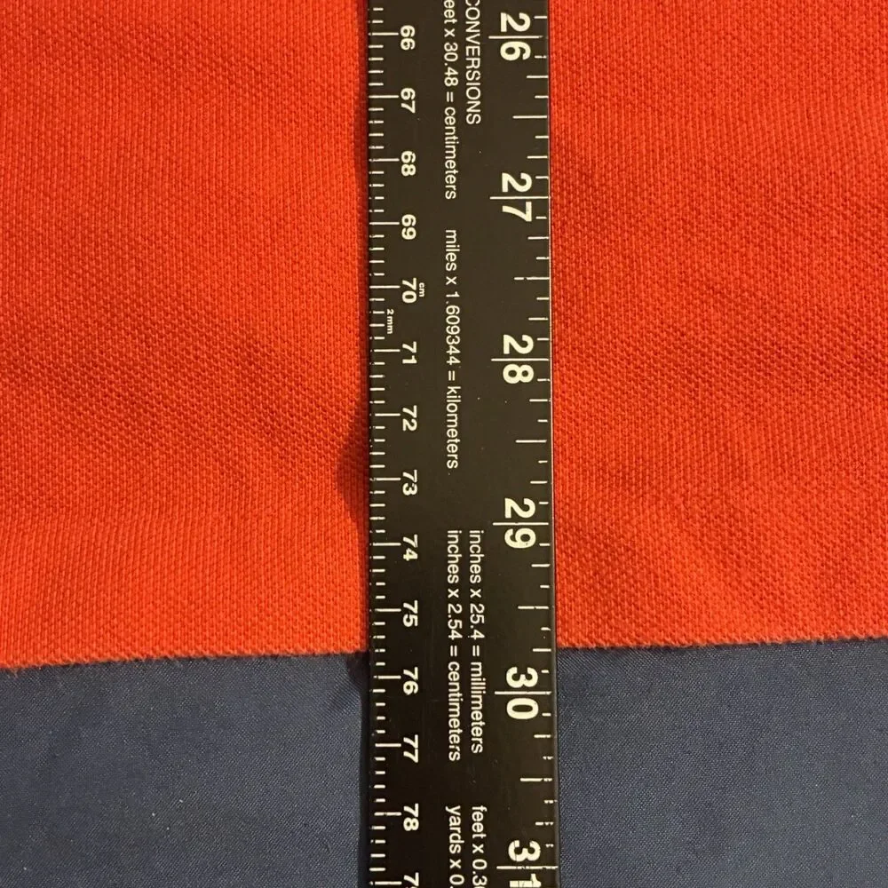 Ralph Lauren Polo Shirt Mens XLarge Red 2 Button Pony Casual Short Sleeve
